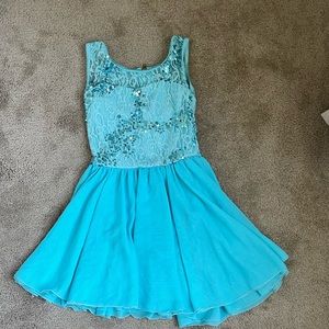 Blue Dress Dance Costume